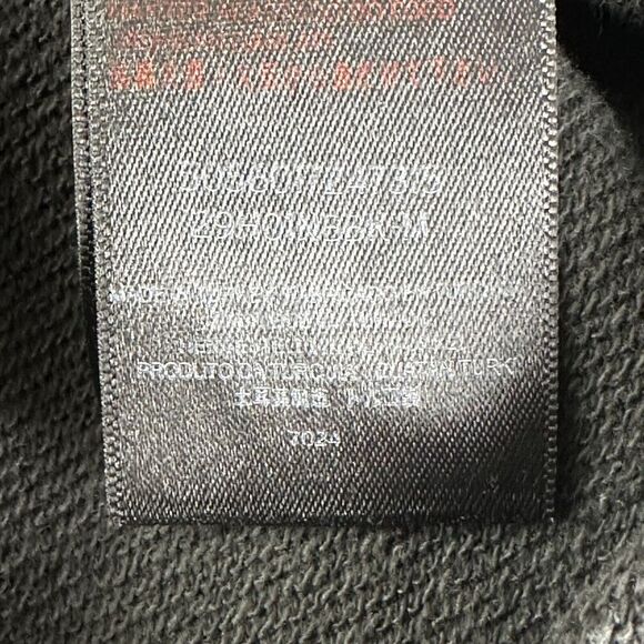 Ivy Park Cropped Hooded Sweatshirt Womens M Gray Oversized Streetwear Hoodie* - Picture 14 of 15